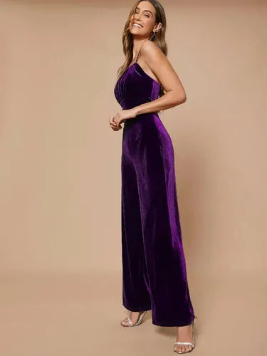 Entero Jumpsuit Mono Terciopelo Fiesta  El 72