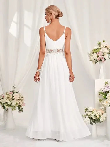 Vestido De Novia Forrado Gasa Delpilar Ns 07