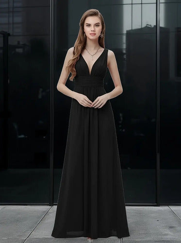 Vestido Fiesta Largo Gasa Ep 147
