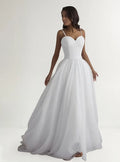 Vestido De Novia Escote Corazón 3 Capas De Tul Ns 01