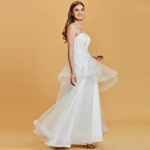 Vestido De Fiesta Novia Gala Nd 02