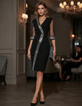 Vestido Fiesta Negro Lentejuelas Va 362