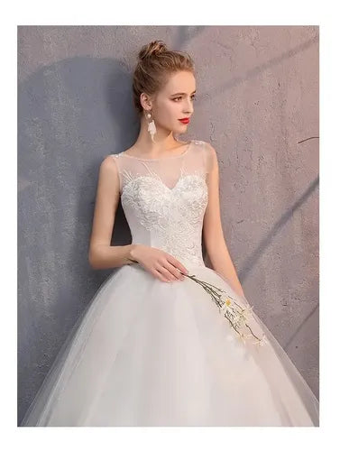 Vestido De Novias Tipo Princesa Nf 05