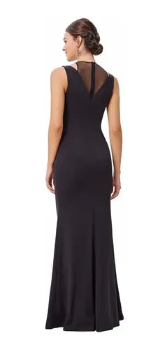 Vestido Largo Fiesta Graduación Sirena Gk 21 Negro 4