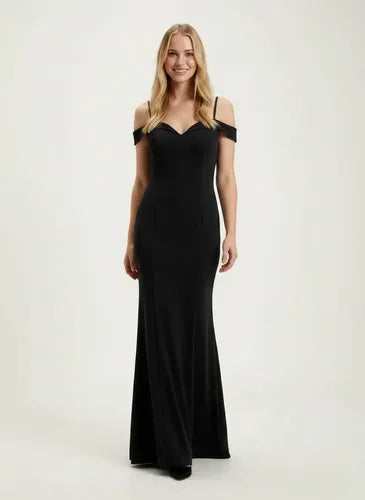 Vestido largo corte sirena para graduación