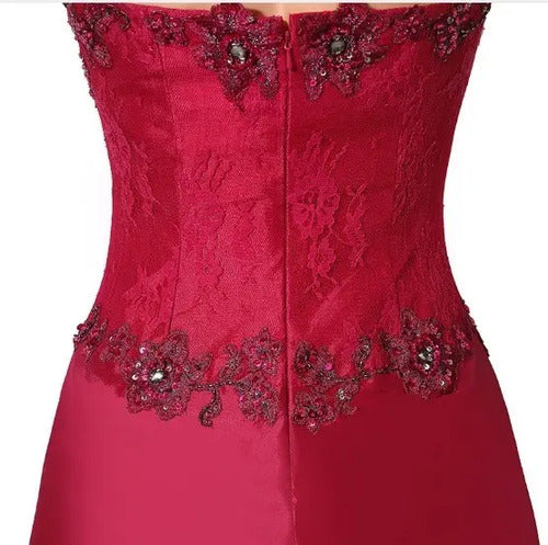Vestido De Fiesta Largo Gala Matrimonio Ep 403 Rojo 8