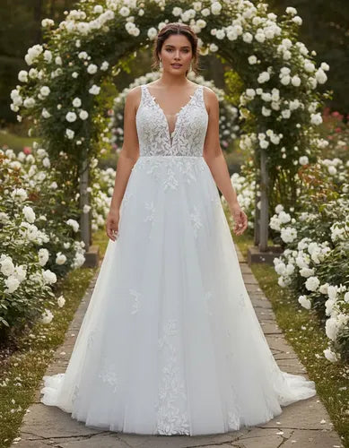 Vestido De Novia Nuevo Transparencia Delpilar Modelo Nm 03 Blanco 12