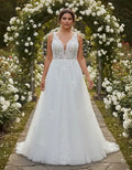 Vestido De Novia Nuevo Transparencia Delpilar Modelo Nm 03 Blanco 12