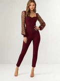 Entero Jumpsuit Mono Mameluco Con Mangas Fiesta  El 80