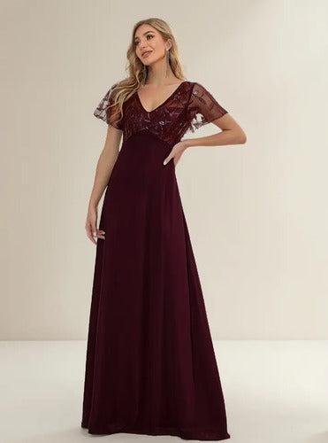 Vestido Fiesta Largo Matrimonio Graduación Gala Ep 129