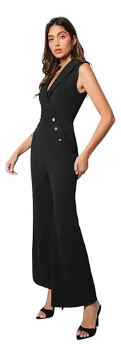 Entero Jumpsuit Mono Negro Enterito El 229