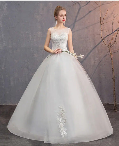 Vestido De Novias Tipo Princesa Nf 05