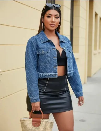Chaqueta de Jean Azul - vista 5