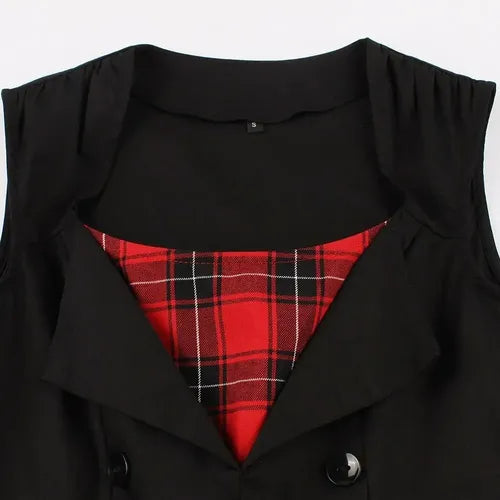 Vestido Vintage Pin Up, Burdeo Años 50 Tallas Grandes Va 207