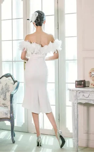 Vestido Blanco Novia Civil Fiesta Nh 01
