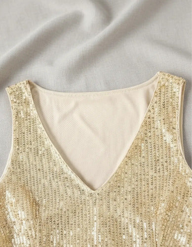 Blusa con lentejuelas de fiesta - vista 26