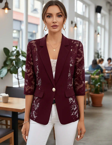 Blazer Bolero con Encaje - vista 42