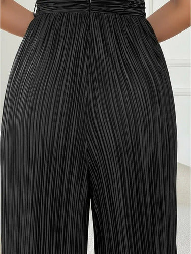 Entero Jumpsuit Mono Fiesta Cuello Halter Plisado El 205
