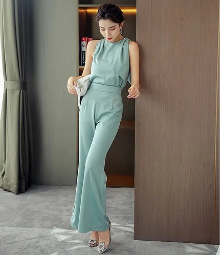 Traje Mujer Conjunto Blusa Pantalón Entero  Hq 25