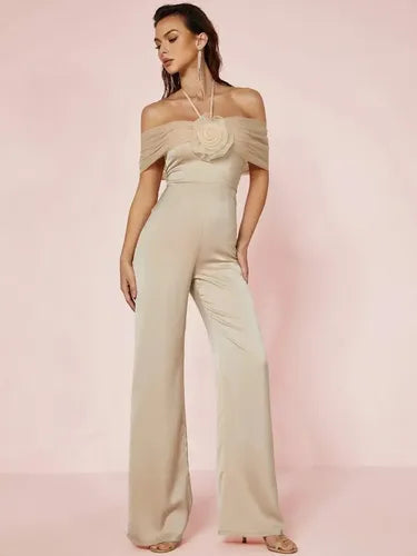 Entero Jumpsuit Mono Cuello Halter Fiesta  El 73