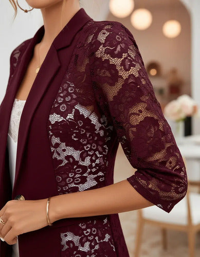 Blazer Bolero con Encaje - vista 49
