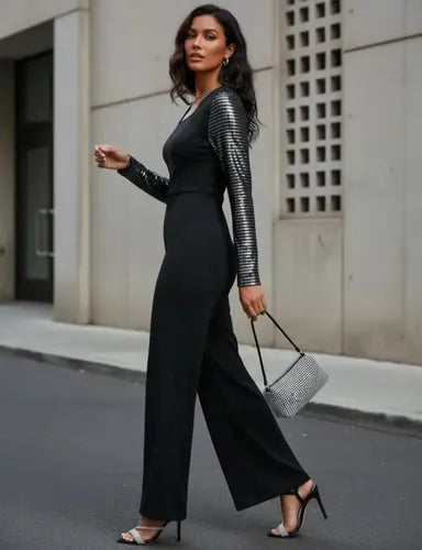 Entero Mujer Jumpsuit Mono Enterito Fiesta  El 234