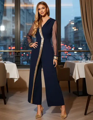 Entero Jumpsuit Mono Fiesta Lentejuela El 212