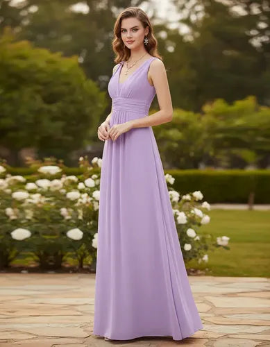 Vestido Fiesta Largo Gasa Ep 146