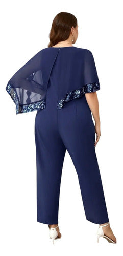 Entero Jumpsuit Mono Talla Grande Fiesta Vg 288