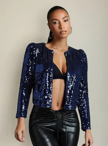 Blazer Manga Larga Tapado Bolero Bb 33