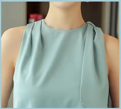 Traje Mujer Conjunto Blusa Pantalón Entero  Hq 25