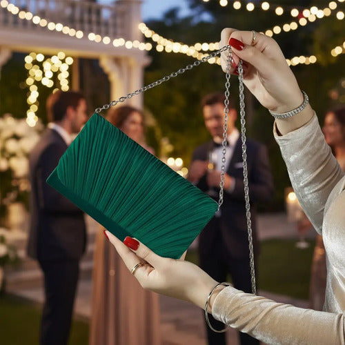 Cartera Brillos Fiesta Coctel Día Noche Clutch Mano Ct 04