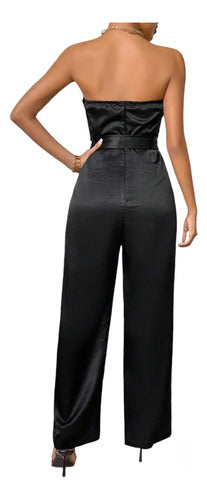 Entero Jumpsuit Mono Negro Fiesta  El 47