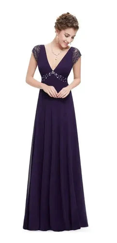 Vestido Fiesta Largo Gasa Ep 64