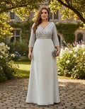 Vestido De Fiesta Novia Largo Matrimonio Talla Grande Ep 172