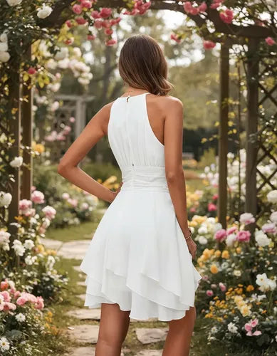 Vestido Corto Delpilar Va 412 Mujer Azul Oscuro