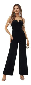 Entero Jumpsuit Mono Negro Fiesta  El 67