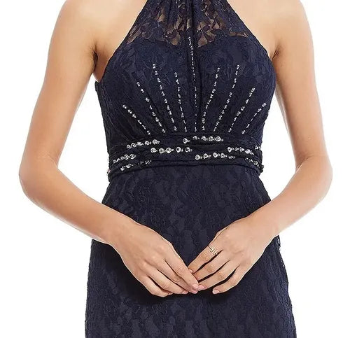Vestido Fiesta Encaje Negro Ep 208 Negro 10