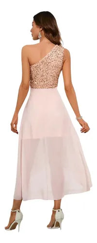 Vestido con lentejuelas de cóctel - vista 2