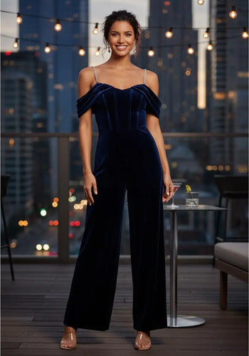 Entero Jumpsuit Mono Terciopelo Fiesta  El 161