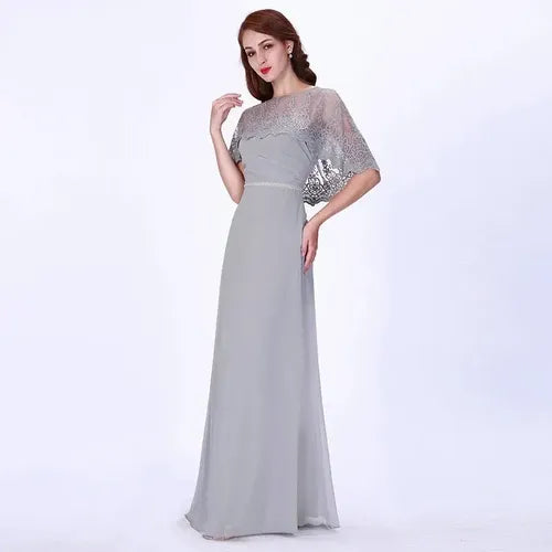 Vestido De Fiesta Matrimonio Con Capita Ep 133 Gris 10
