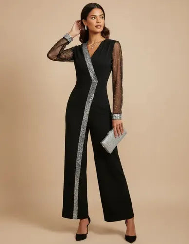 Jumpsuit con lentejuelas de fiesta · EL 212 - vista 27