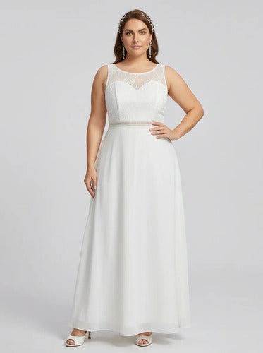 Vestido de novia princesa corset talla grande
