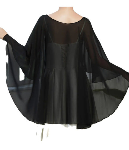 Bolero Capa Novia Gasa Chal Tapado Fiesta Bb 03