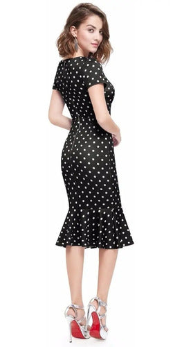 Vestido Ajustado Bodycon Sirena  Ep 41c Negro M