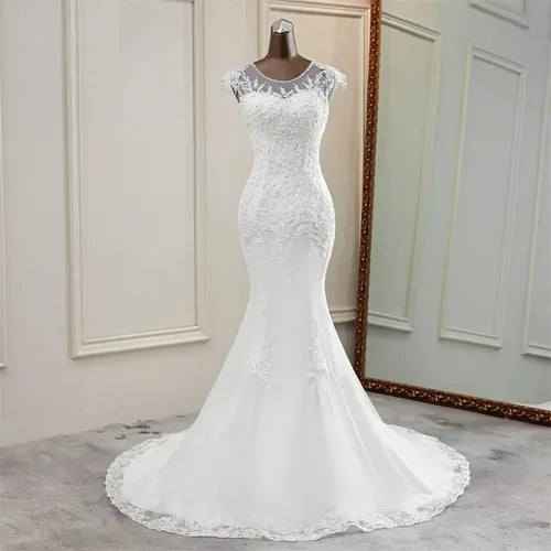 Vestido Novia Marfil Sirena Corset Delpilar Np 07