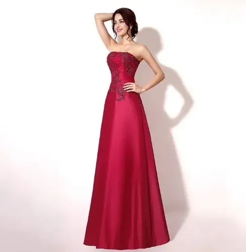 Vestido De Fiesta Largo Gala Matrimonio Ep 403 Rojo 8