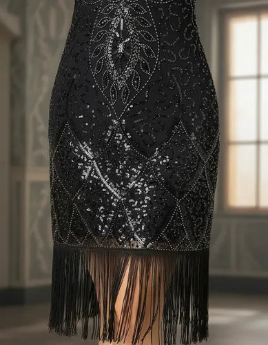 Vestido De Baile Retro Gatsby, Años 20 Charleston  Va 617