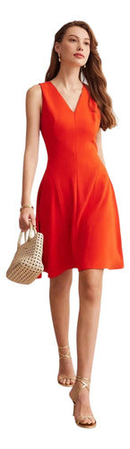 Vestido Cóctel Formal Acampanado Swing Va 485