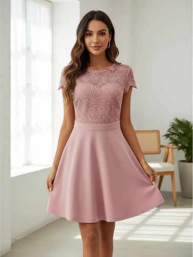Vestido Formal Blanco Corto Novia Civil Cóctel Hq 15